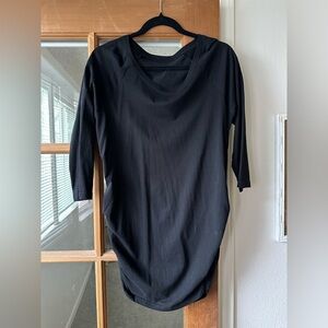 Pact Organic Cotton Maternity Tee size Large Black